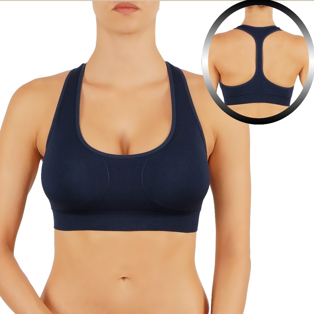 Sports Bra with T-back removable pads 1004